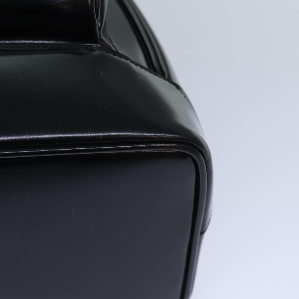 GUCCI Bamboo Body Bag Patent leather Black 003 2113 0027 fm3672