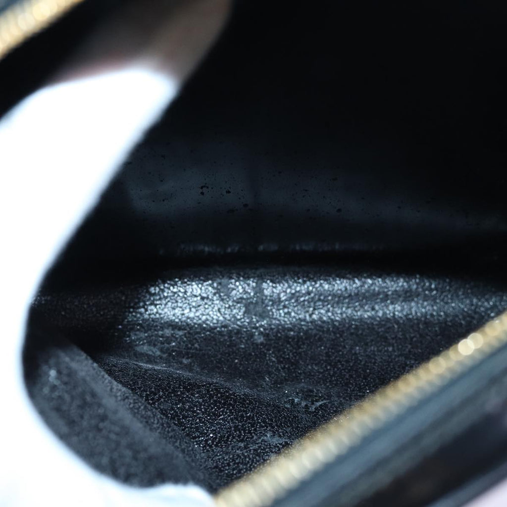 GUCCI Bamboo Body Bag Patent leather Black 003 2113 0027 fm3672