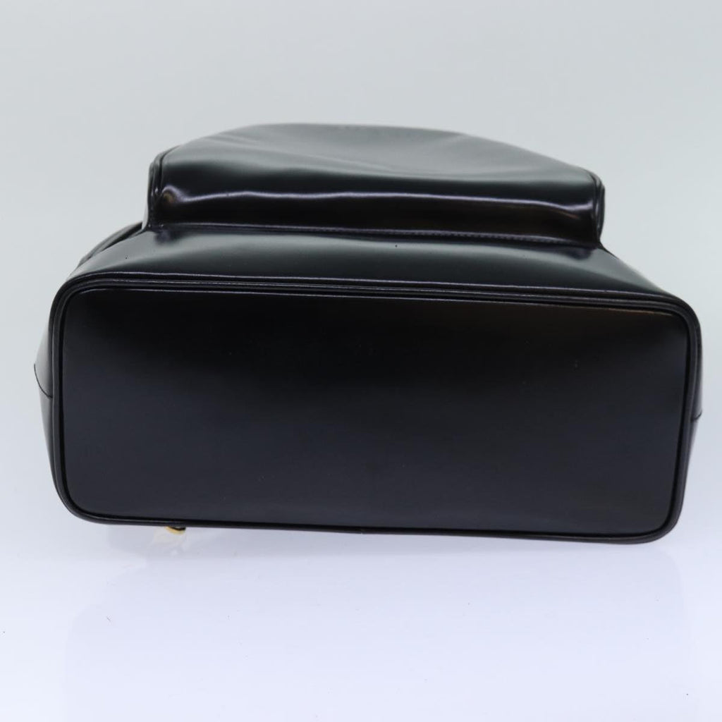 GUCCI Bamboo Body Bag Patent leather Black 003 2113 0027 fm3672
