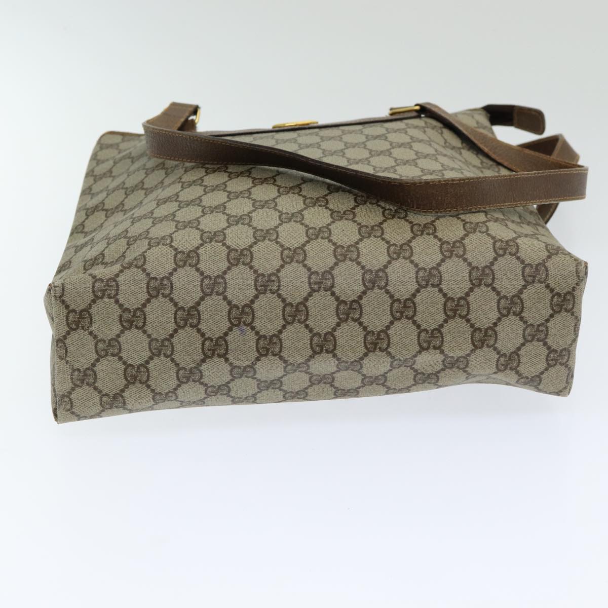GUCCI GG Supreme Tote Bag PVC Leather Beige 002 39 6130 fm3674