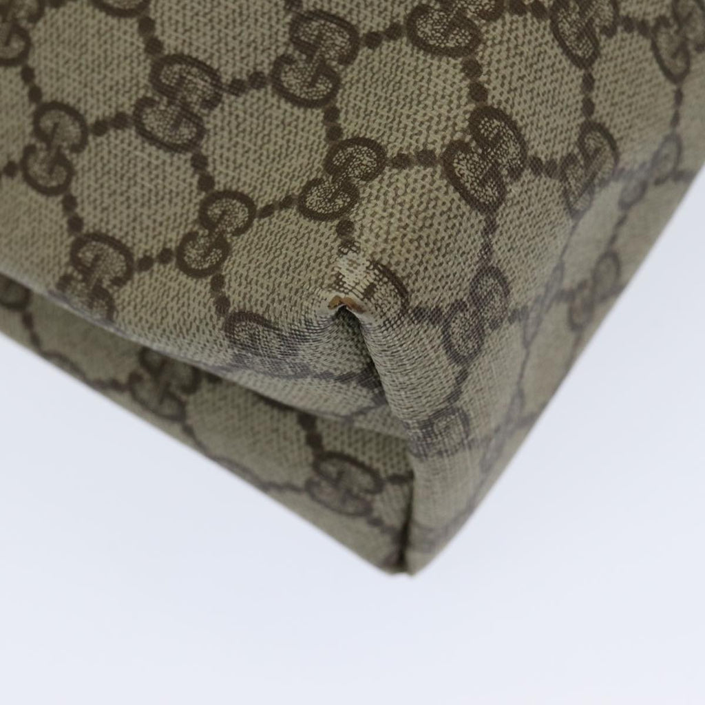 GUCCI GG Supreme Tote Bag PVC Leather Beige 002 39 6130 fm3674