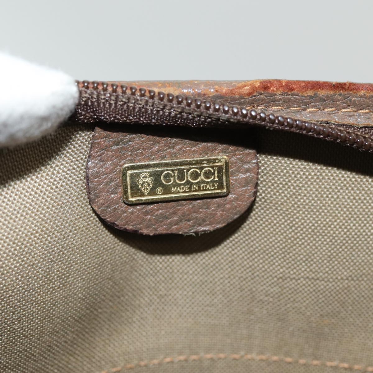 GUCCI GG Supreme Tote Bag PVC Leather Beige 002 39 6130 fm3674