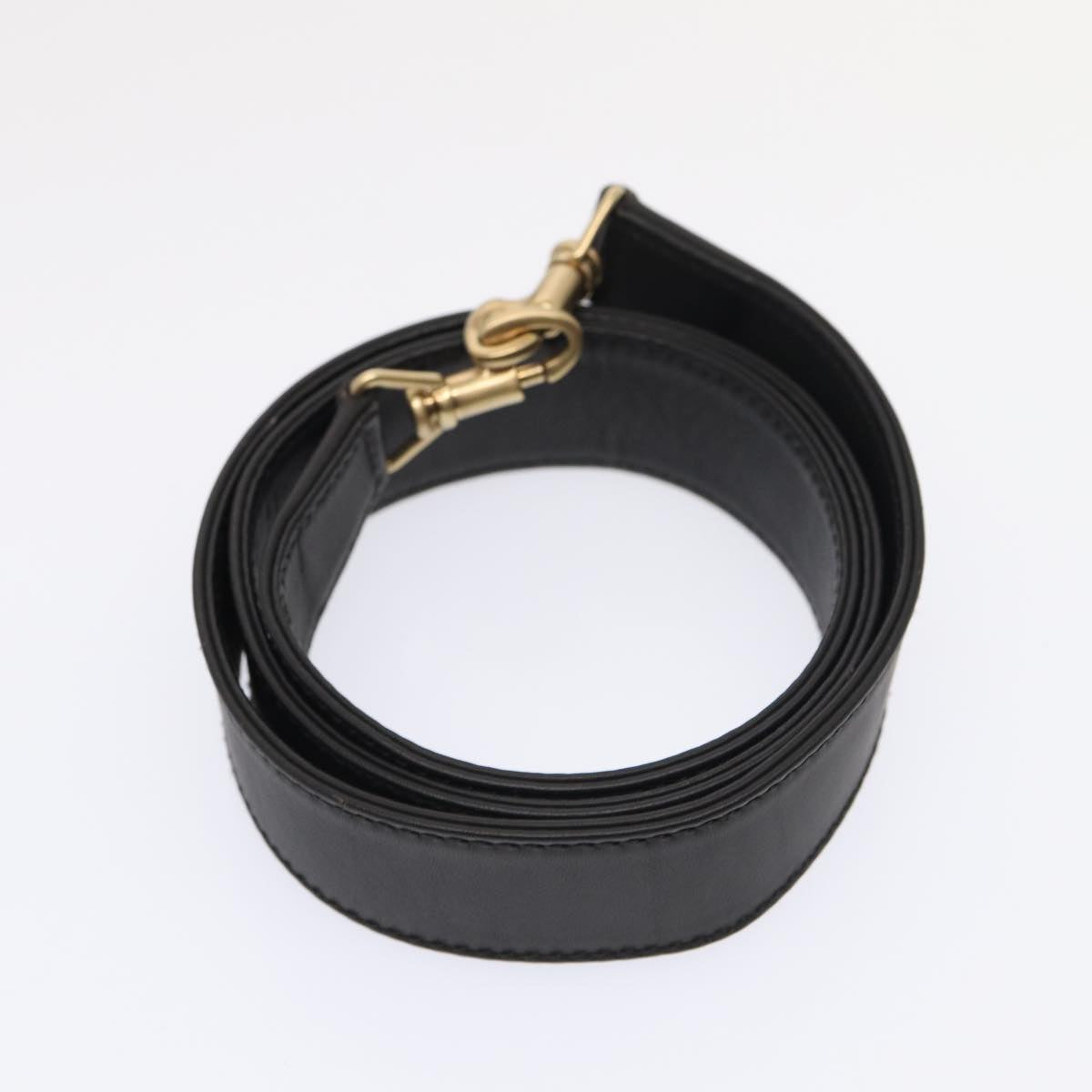 GUCCI Bamboo Hand Bag Suede 2way Black Gold 001 2058 1638 0 fm3712