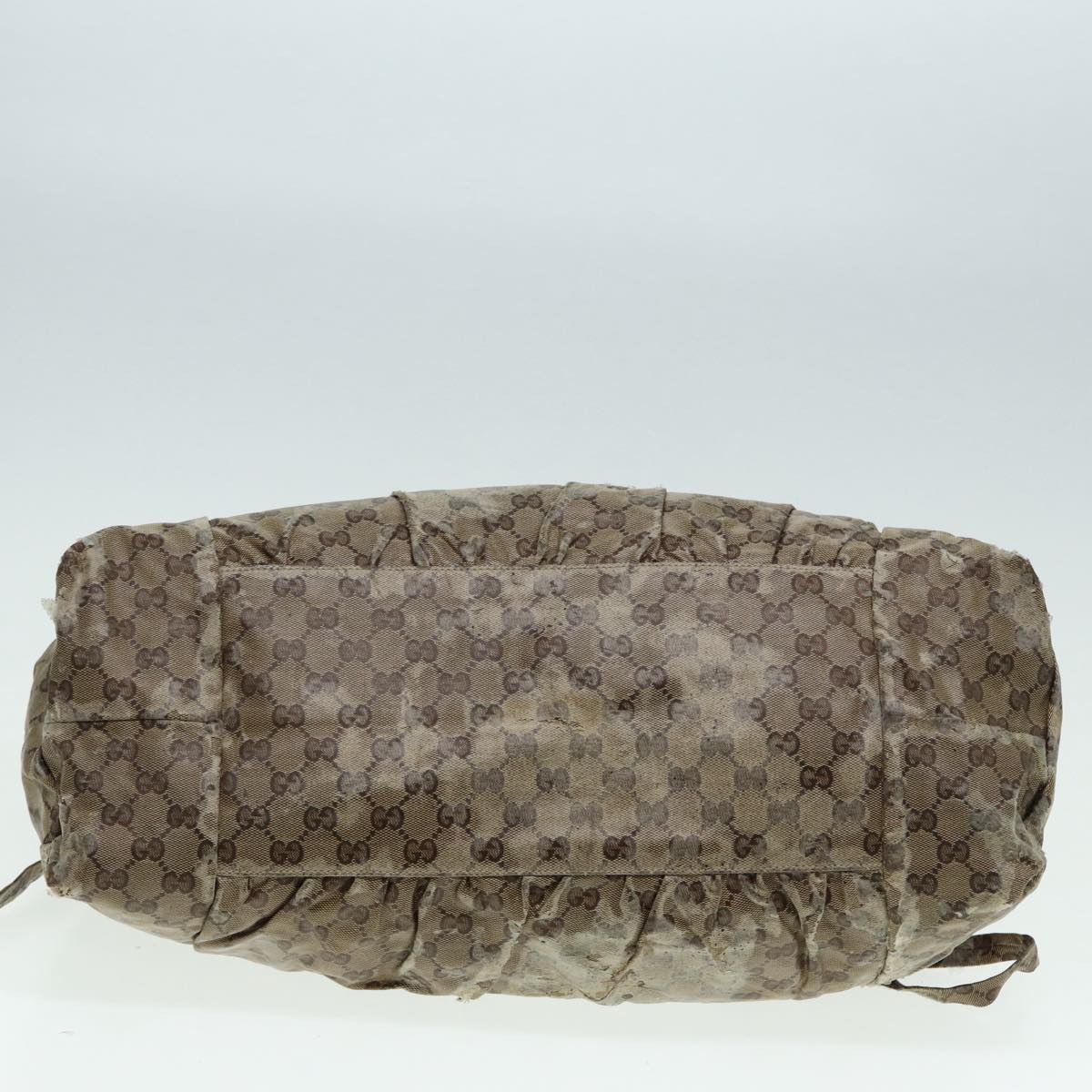 GUCCI GG Crystal Sherry Line Tote Bag 2Set Beige Red fm3716