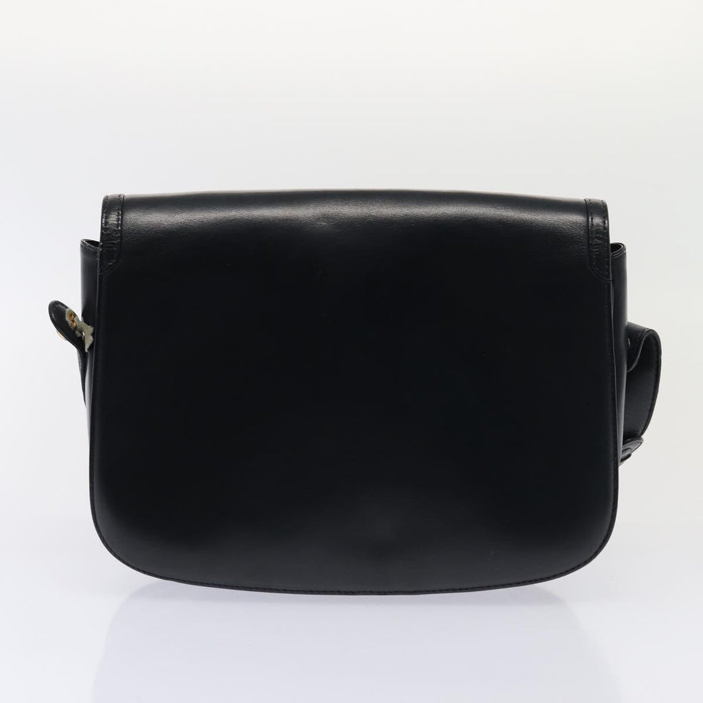 GUCCI Shoulder Bag Leather 2Set Black fm3717