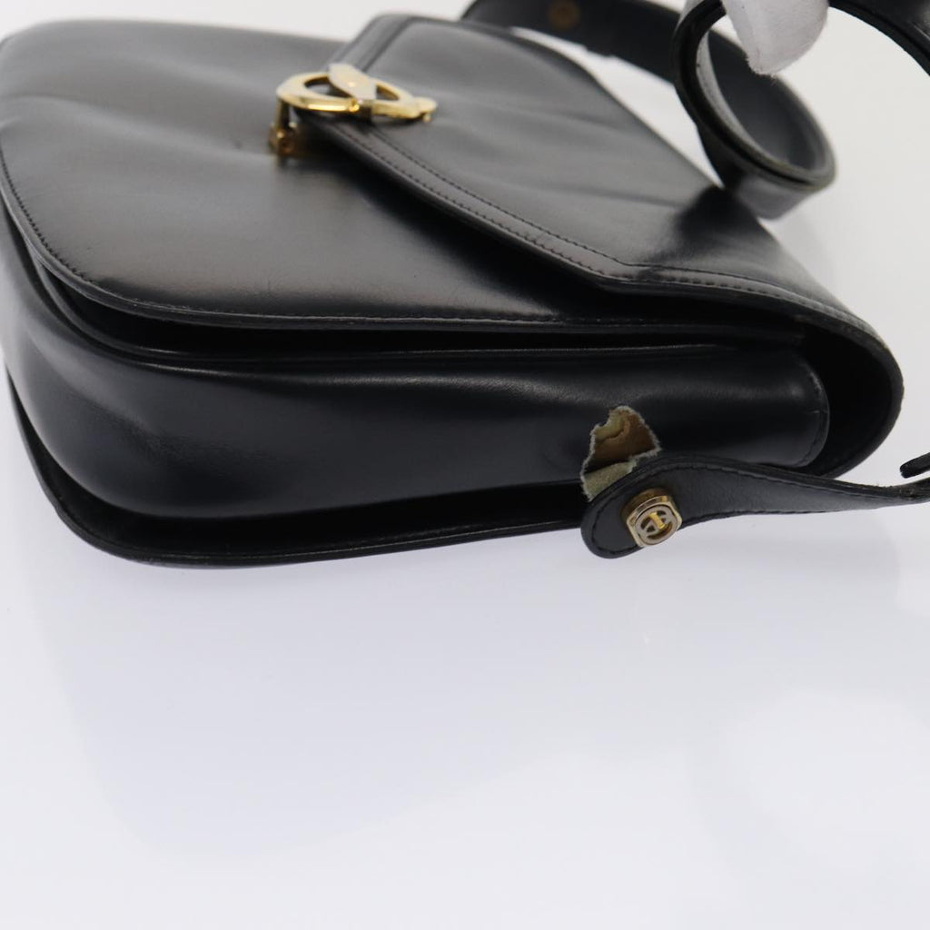 GUCCI Shoulder Bag Leather 2Set Black fm3717