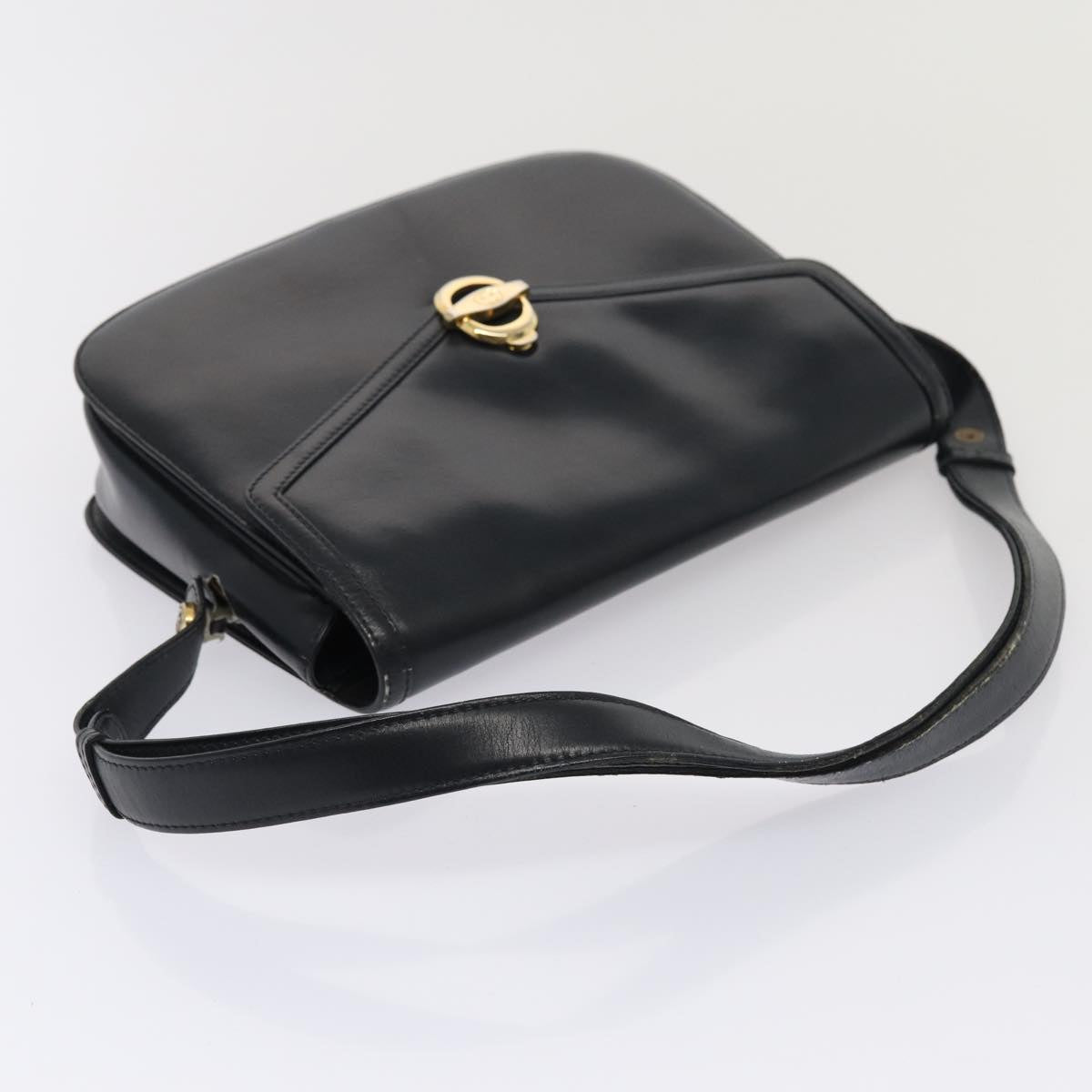 GUCCI Shoulder Bag Leather 2Set Black fm3717