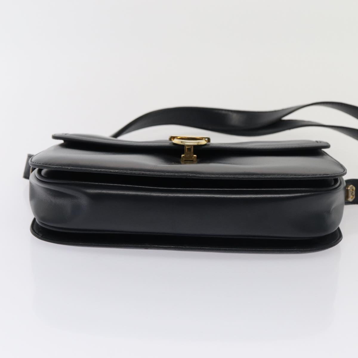 GUCCI Shoulder Bag Leather 2Set Black fm3717