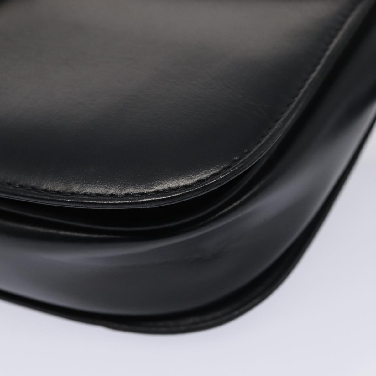 GUCCI Shoulder Bag Leather 2Set Black fm3717