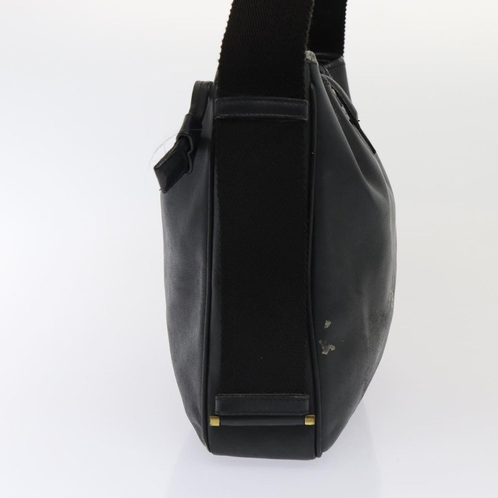 GUCCI Shoulder Bag Leather 2Set Black fm3717