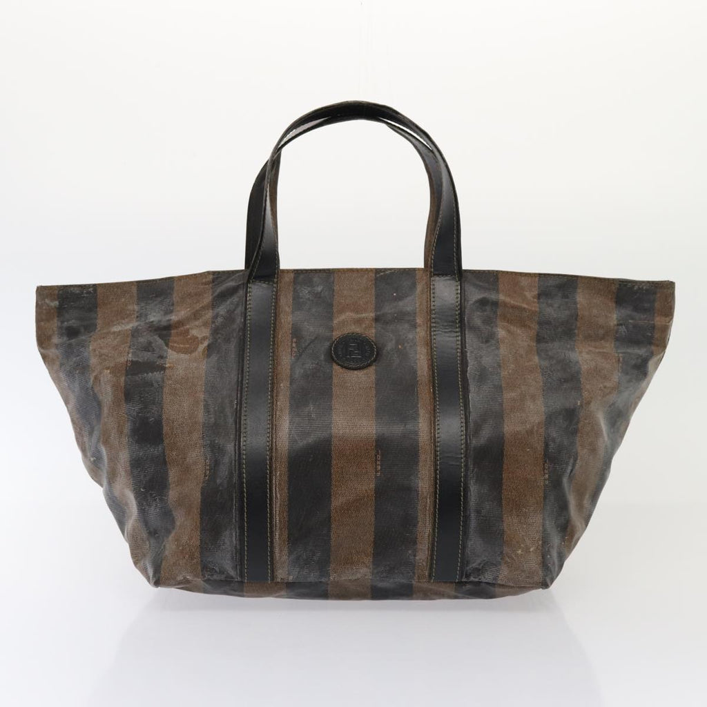 FENDI Pecan Canvas Hand Bag 3Set Black Brown fm3719