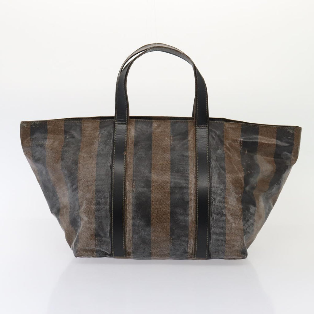FENDI Pecan Canvas Hand Bag 3Set Black Brown fm3719