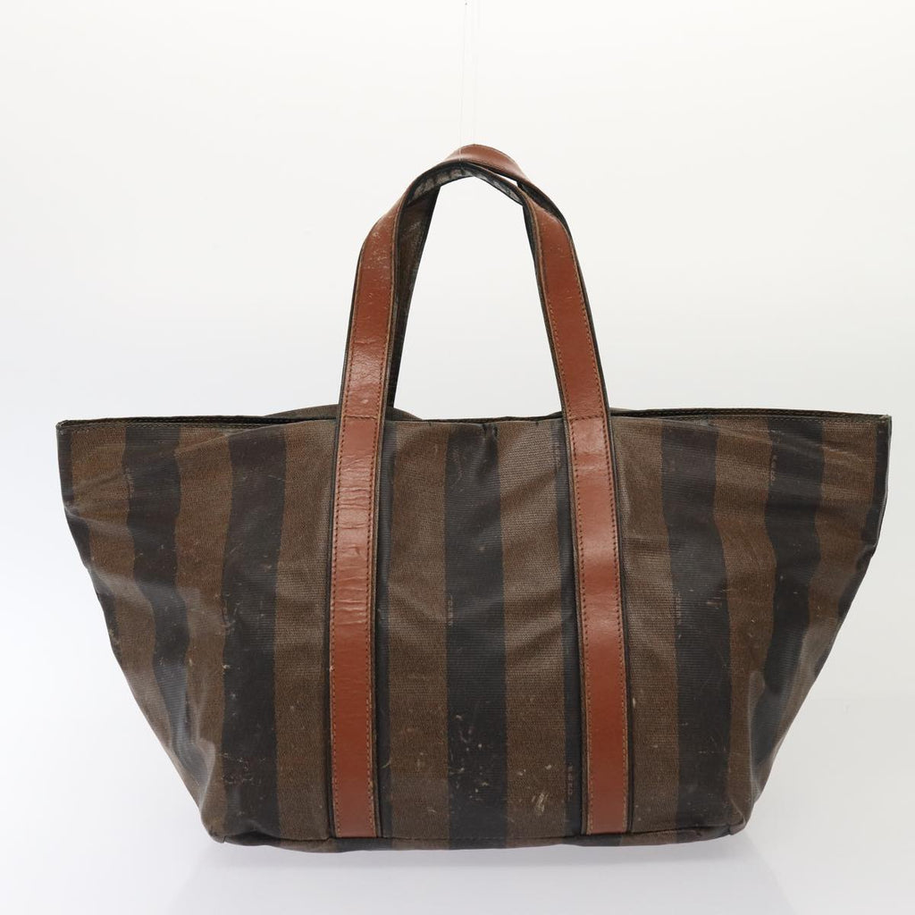 FENDI Pecan Canvas Hand Bag 3Set Black Brown fm3719