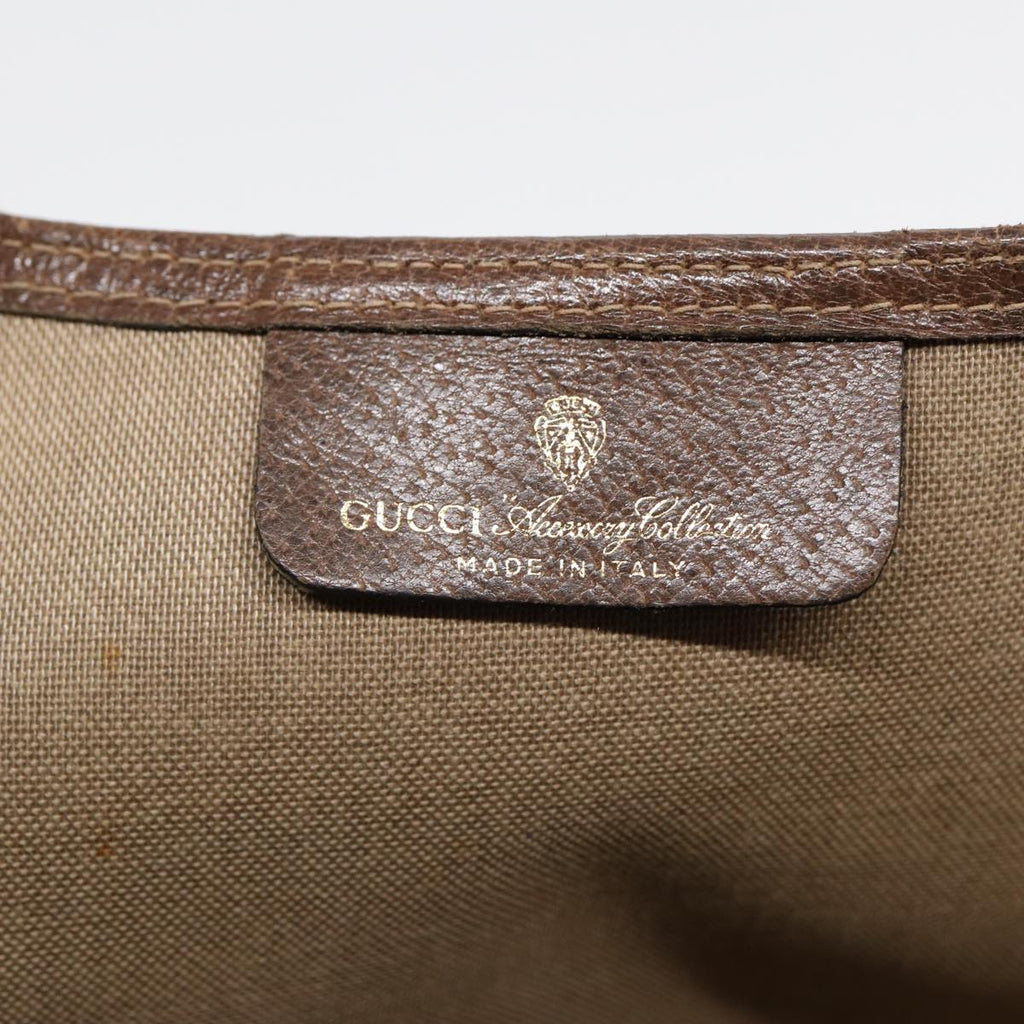 GUCCI GG Supreme Web Sherry Line Tote Bag PVC Beige 39 02 003 fm3734