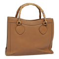 GUCCI Bamboo Hand Bag Leather Brown Gold 002 1186 0260 fm3739
