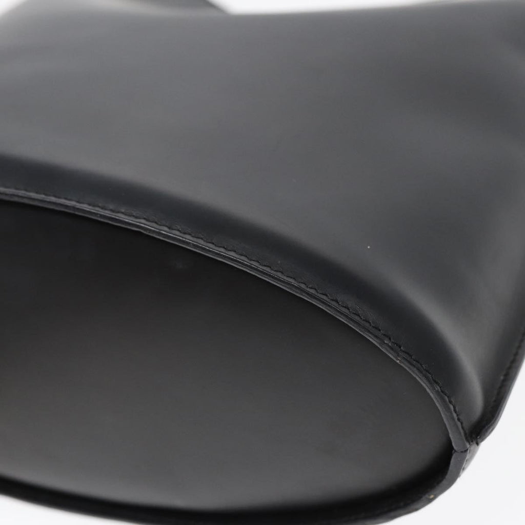 GUCCI Shoulder Bag Leather Black Silver 001 2113 3010 fm3745