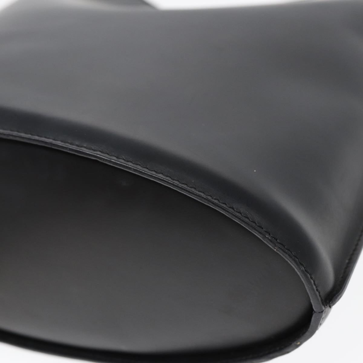 GUCCI Shoulder Bag Leather Black Silver 001 2113 3010 fm3745