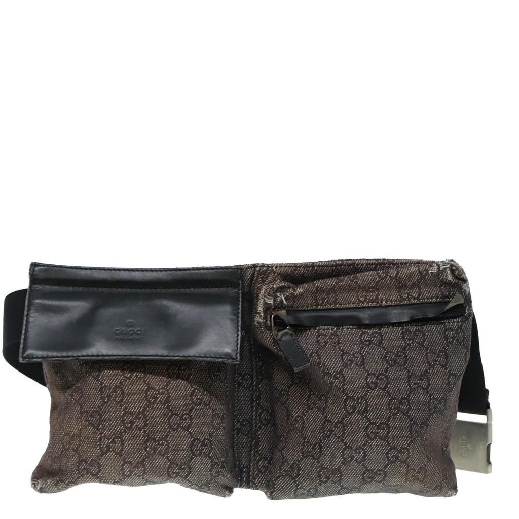 GUCCI GG Canvas Tote Bag 5Set Beige Black fm3749
