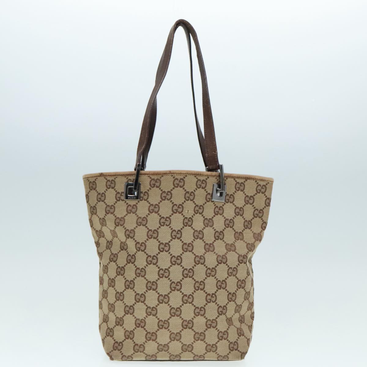 GUCCI GG Canvas Tote Bag 5Set Beige Black fm3749