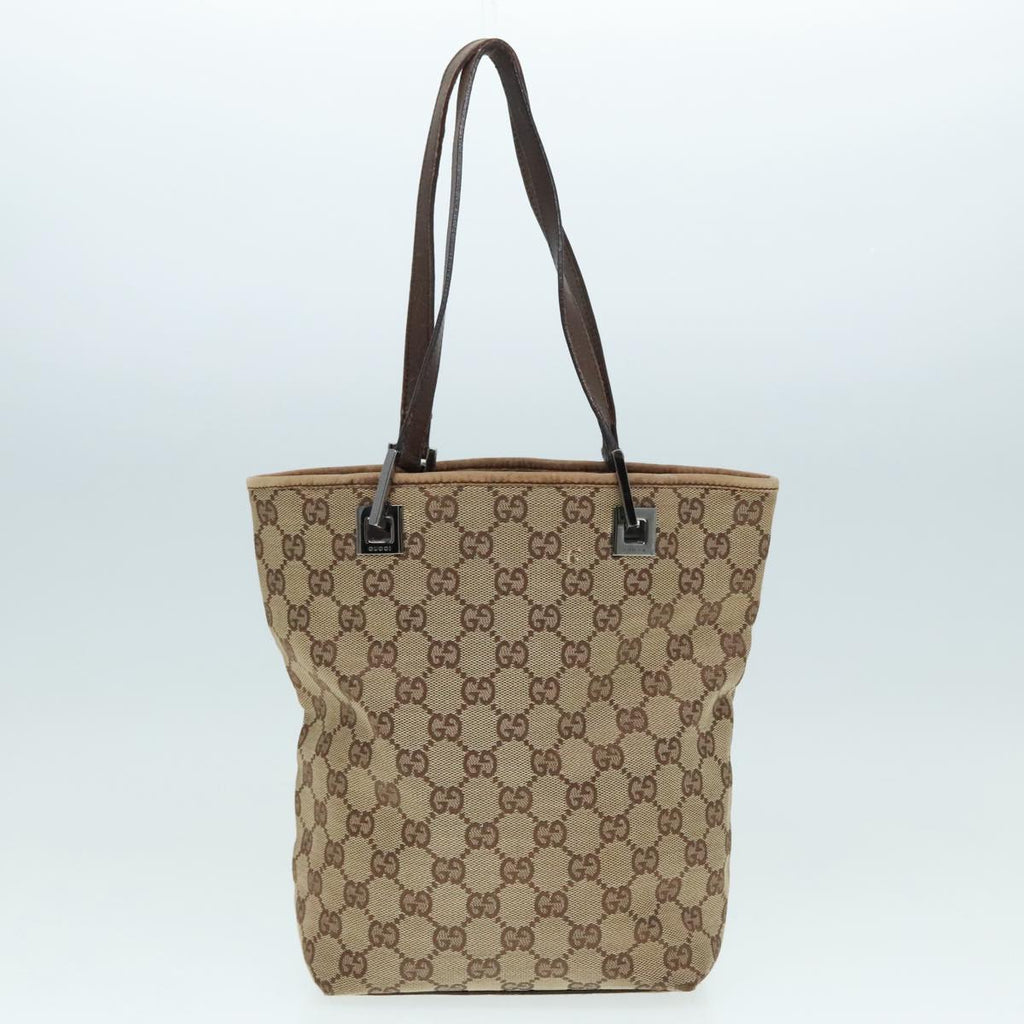 GUCCI GG Canvas Tote Bag 5Set Beige Black fm3749