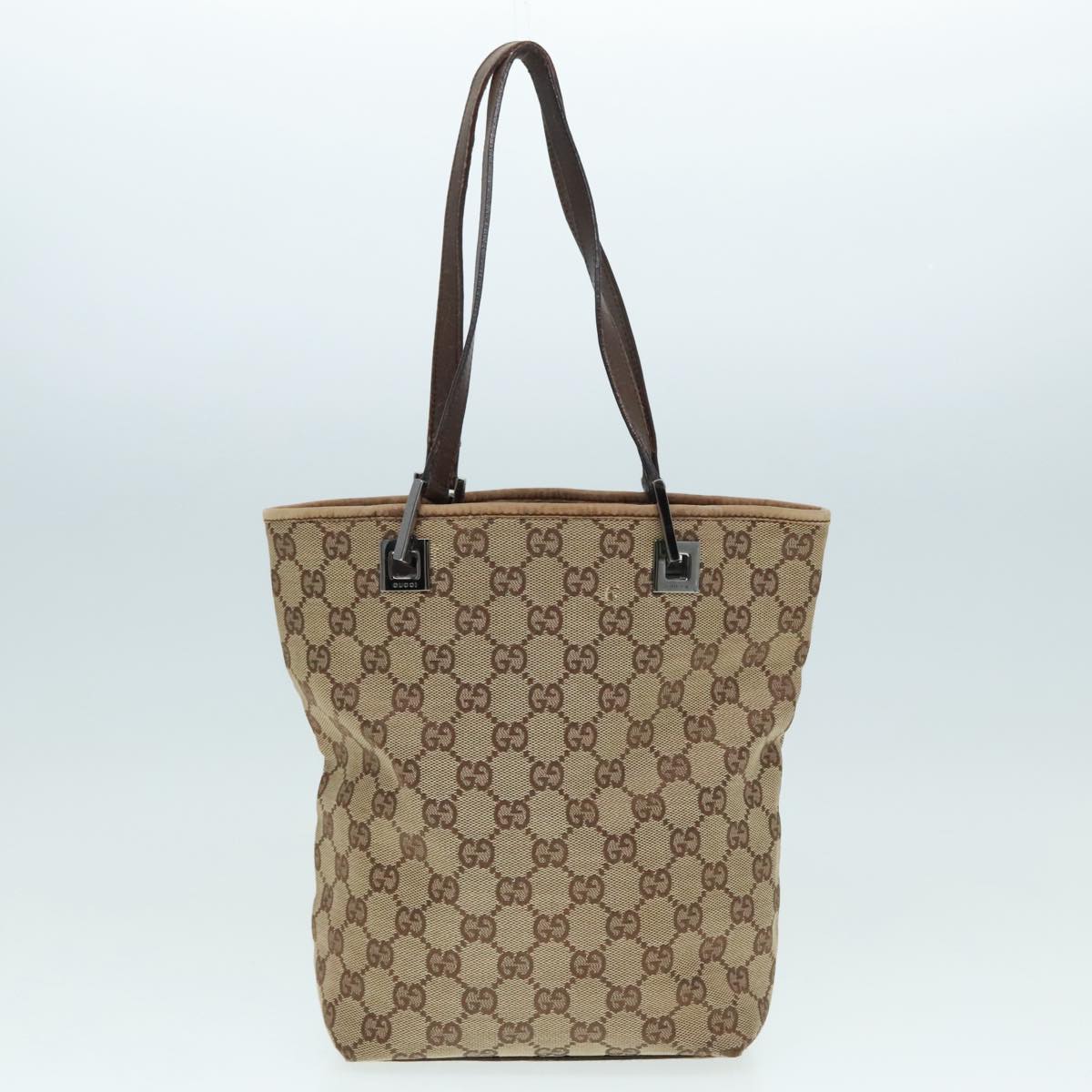 GUCCI GG Canvas Tote Bag 5Set Beige Black fm3749