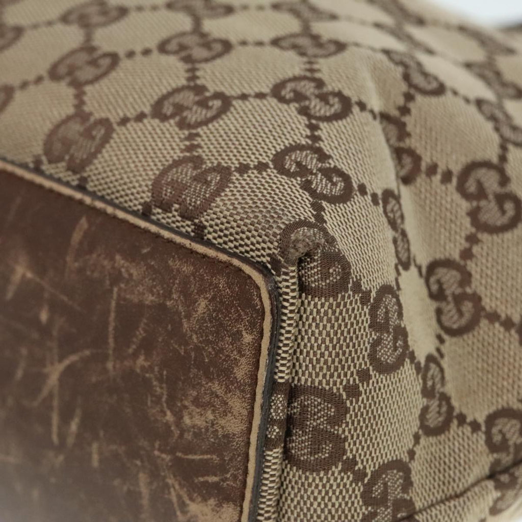 GUCCI GG Canvas Tote Bag 5Set Beige Black fm3749