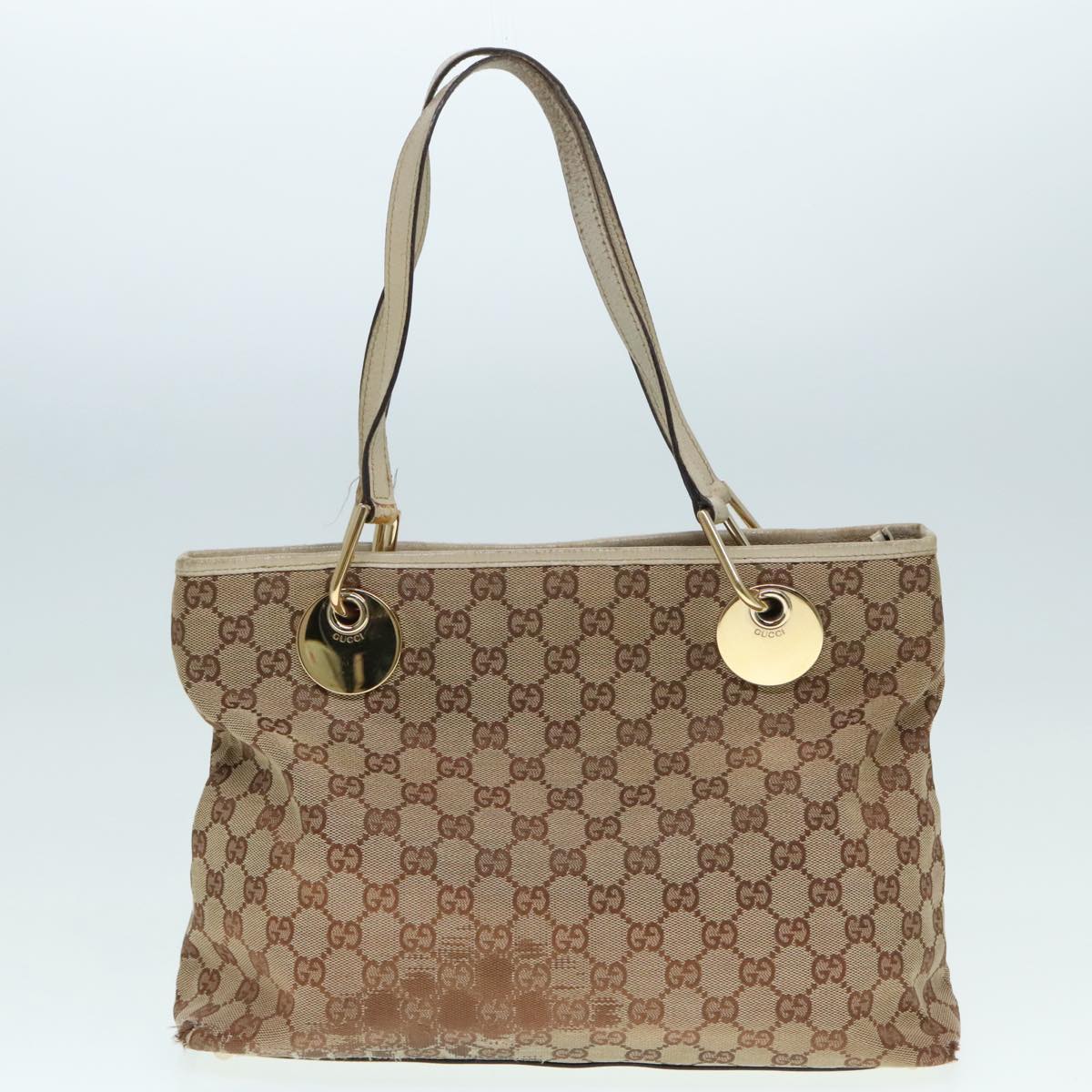 GUCCI GG Canvas Tote Bag 5Set Beige Black fm3749