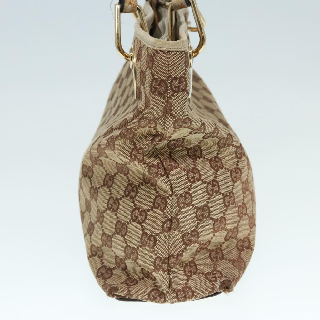 GUCCI GG Canvas Tote Bag 5Set Beige Black fm3749
