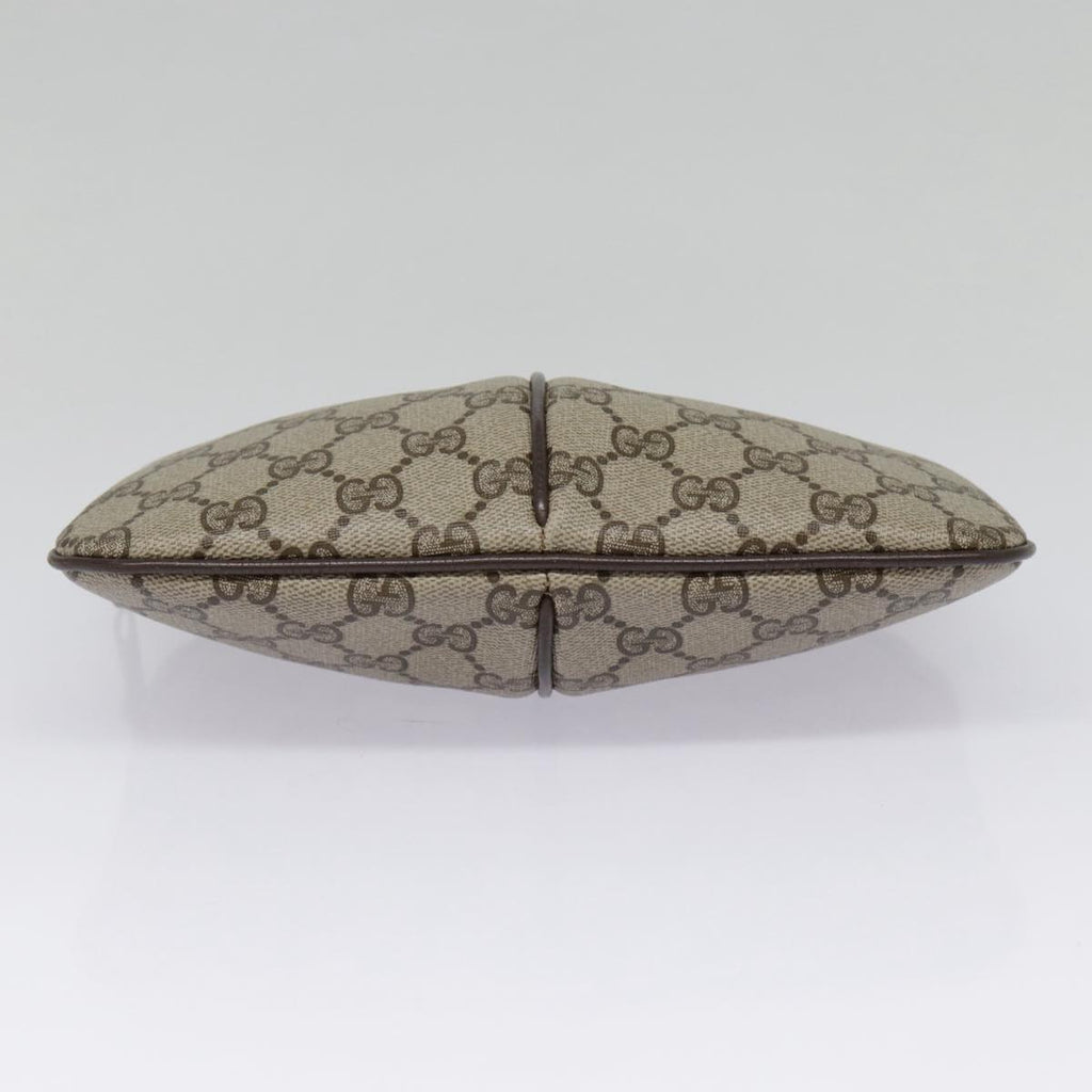 GUCCI GG Supreme Web Sherry Line Shoulder Bag PVC Beige 904 02 047 fm3772