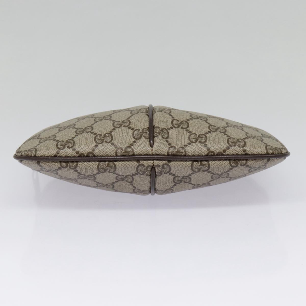 GUCCI GG Supreme Web Sherry Line Shoulder Bag PVC Beige 904 02 047 fm3772
