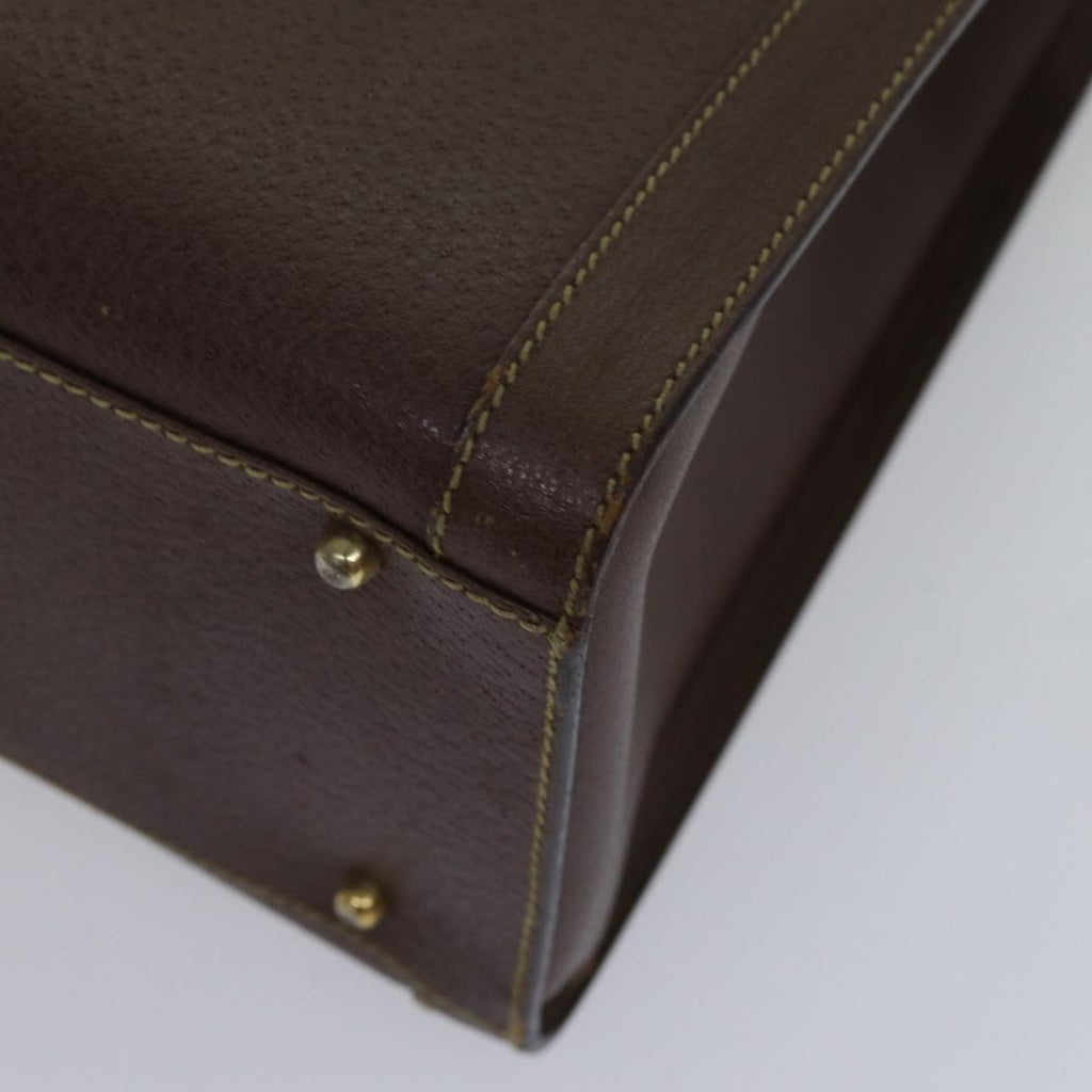 GUCCI Bamboo Hand Bag Leather Brown Gold 002 1186 0260 fm3775