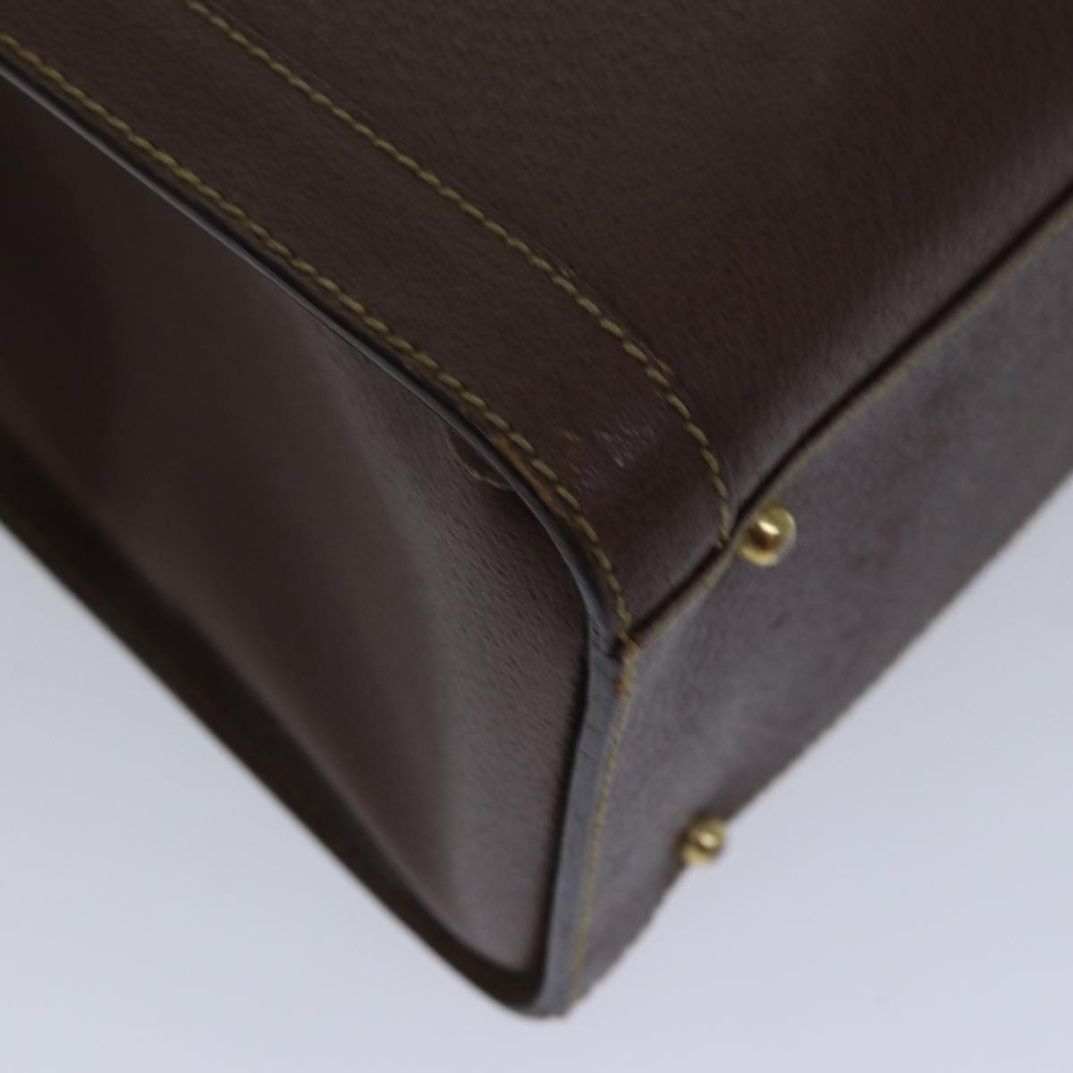 GUCCI Bamboo Hand Bag Leather Brown Gold 002 1186 0260 fm3775