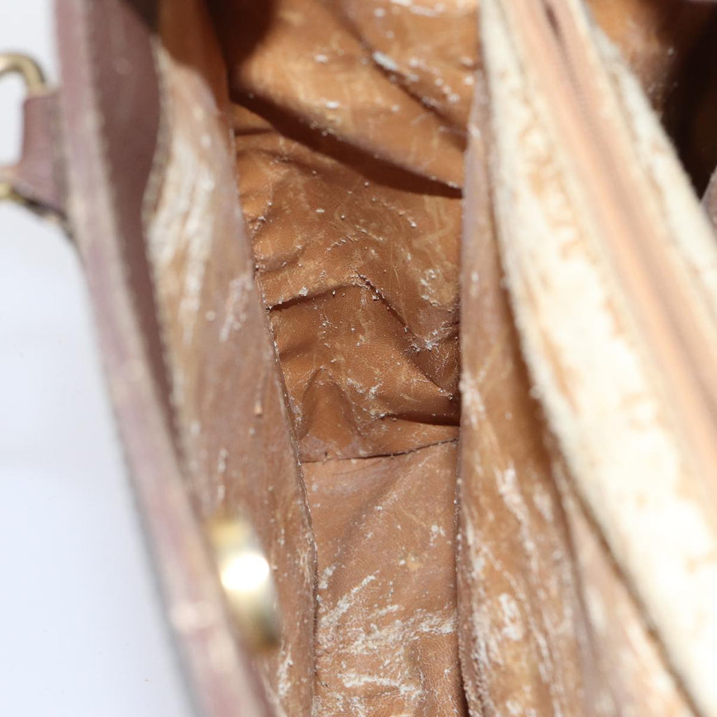 GUCCI Bamboo Hand Bag Leather Brown Gold 002 1186 0260 fm3775