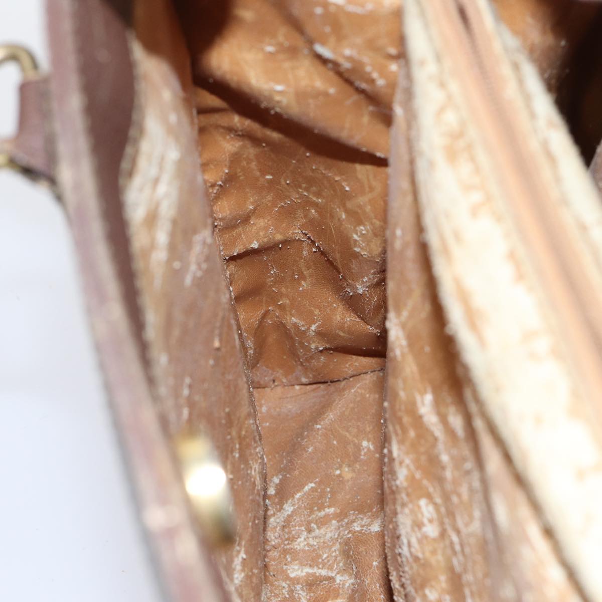 GUCCI Bamboo Hand Bag Leather Brown Gold 002 1186 0260 fm3775