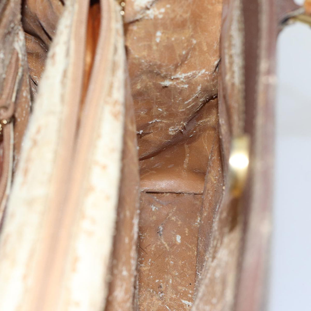 GUCCI Bamboo Hand Bag Leather Brown Gold 002 1186 0260 fm3775