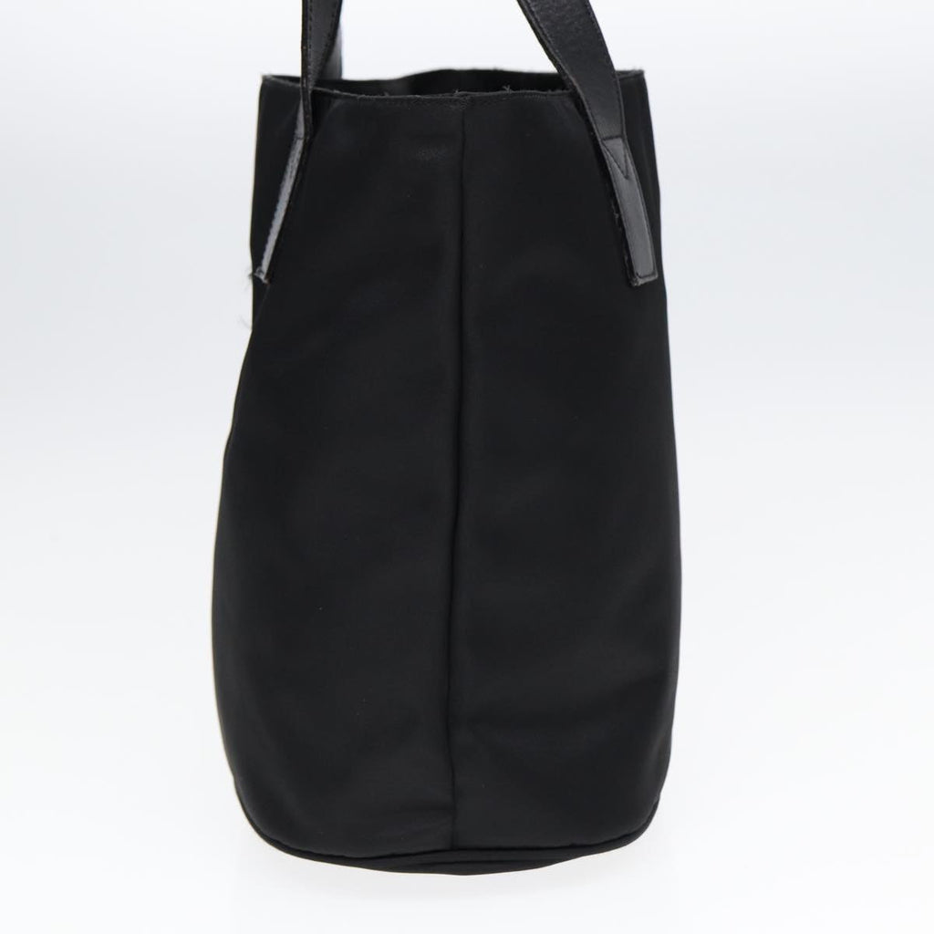 FENDI Tote Bag Nylon Silver Black fm3779