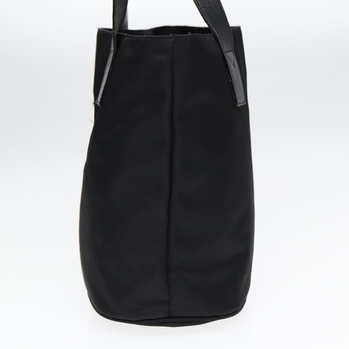 FENDI Tote Bag Nylon Silver Black fm3779