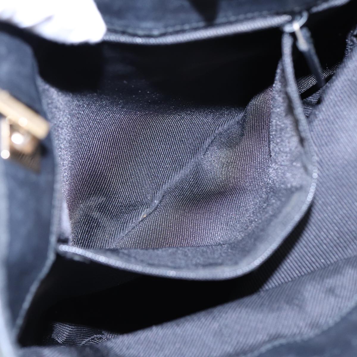 GUCCI GG Canvas Tote Bag Black Gold 002 1099 2404 fm3780