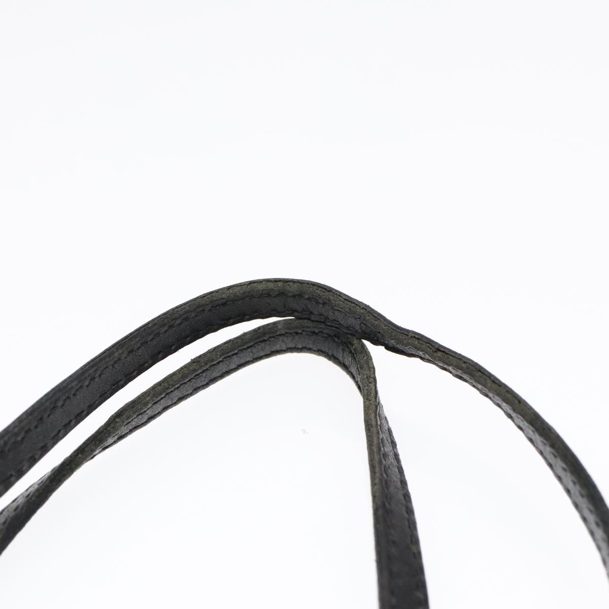 FENDI Zucchino Canvas Tote Bag Brown Black Silver fm3814