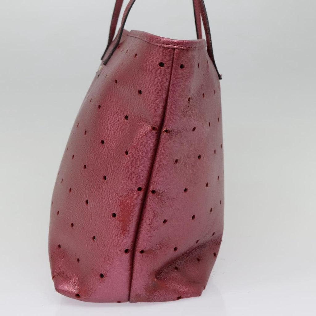 FENDI Tote Bag Leather Pink Gold fm3867
