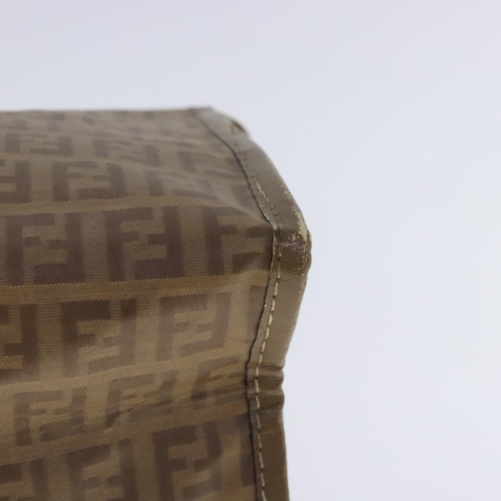 FENDI Zucchino Canvas Clutch Bag Beige fm3916