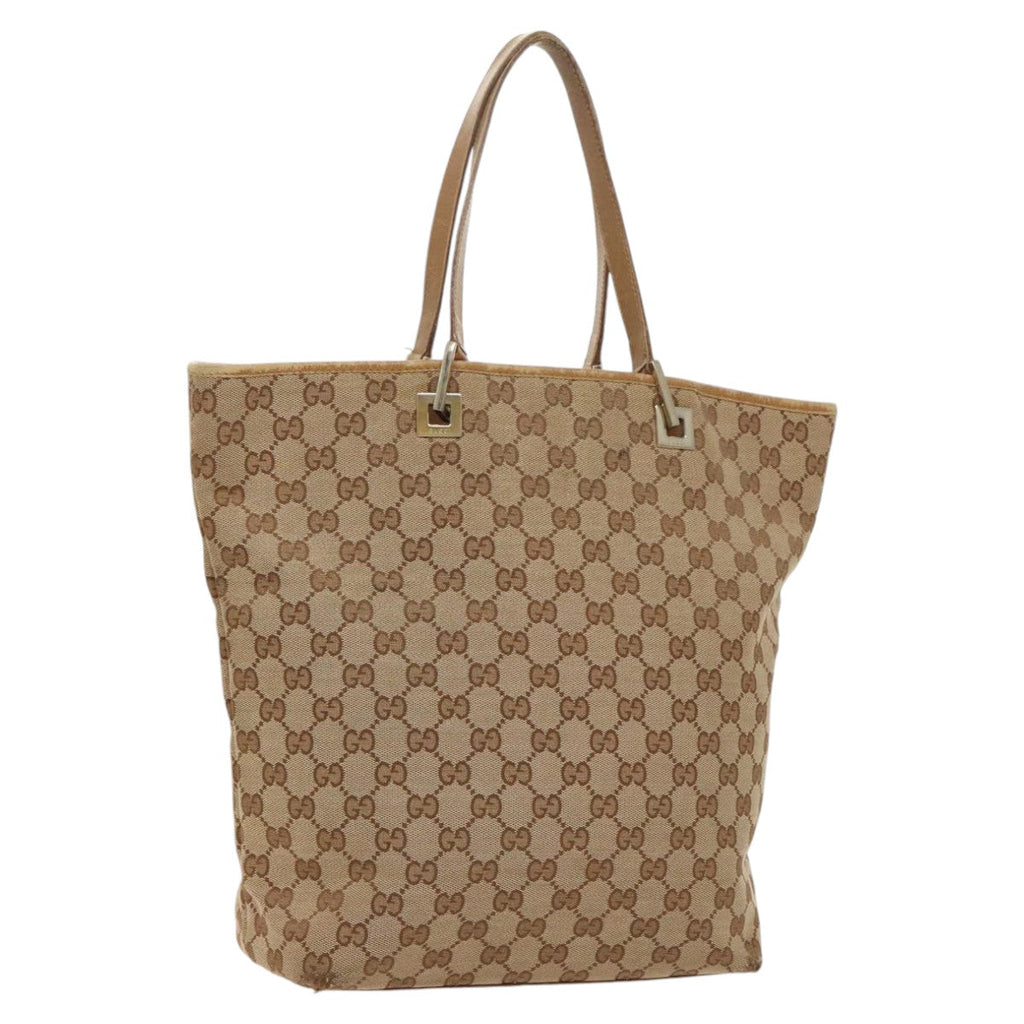 GUCCI GG Canvas Tote Bag Beige Gold 002 1098 3444 fm4010