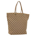 GUCCI GG Canvas Tote Bag Beige Gold 002 1098 3444 fm4010