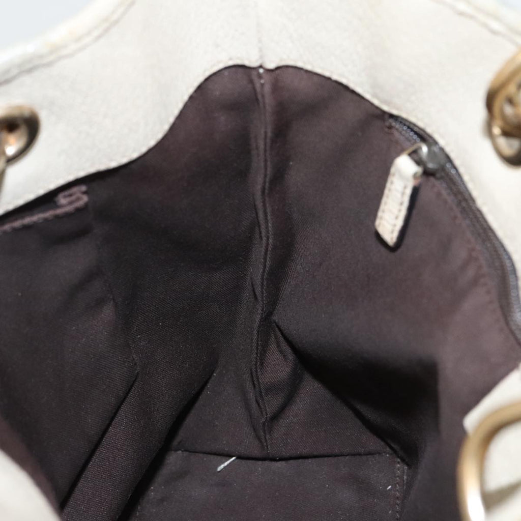 GUCCI GG Canvas Tote Bag Beige Gold 120840 fm4073