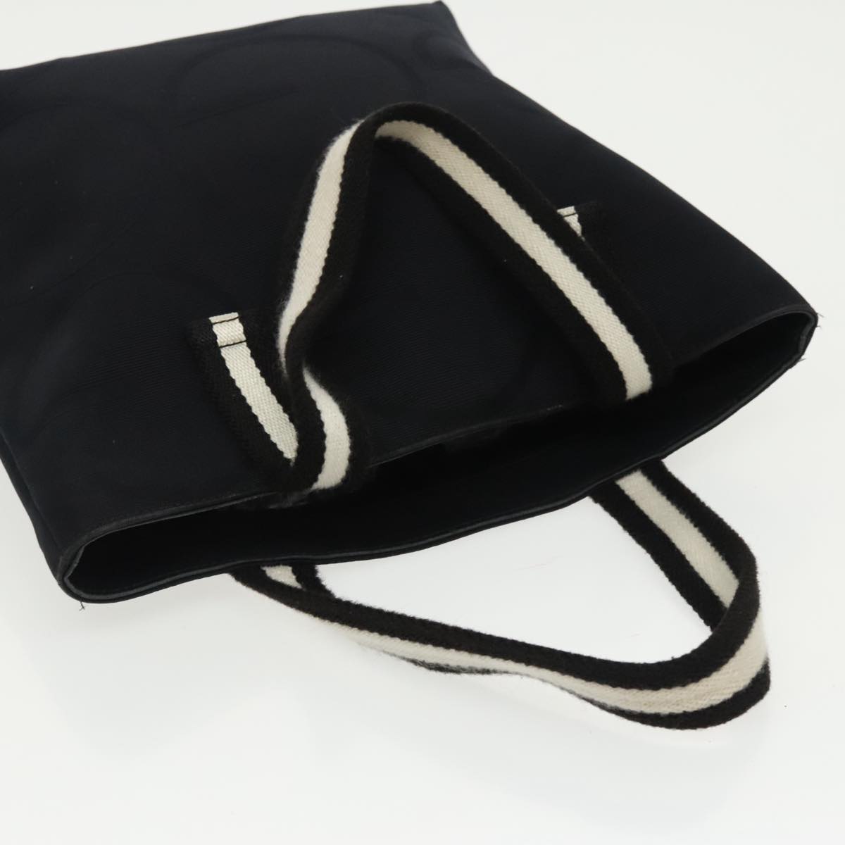 GUCCI Tote Bag Canvas Black 140691 fm4081