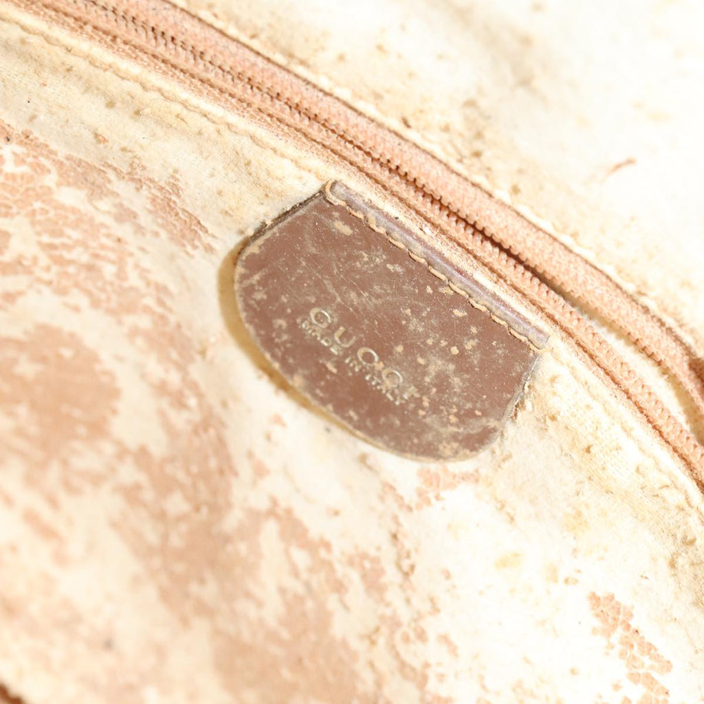 GUCCI Bamboo Hand Bag Leather Brown Gold 001 1705 1638 fm4084