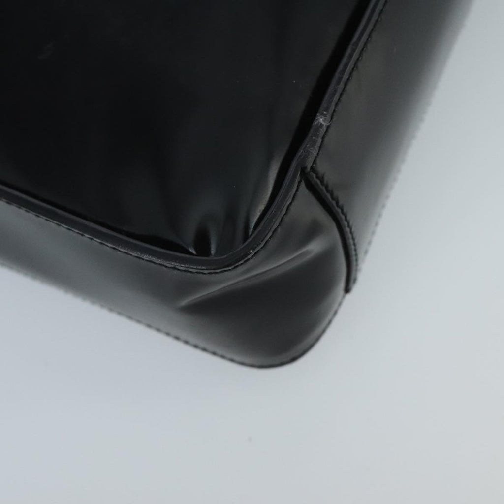GUCCI Shoulder Bag Enamel Black 001 3032 fm4101