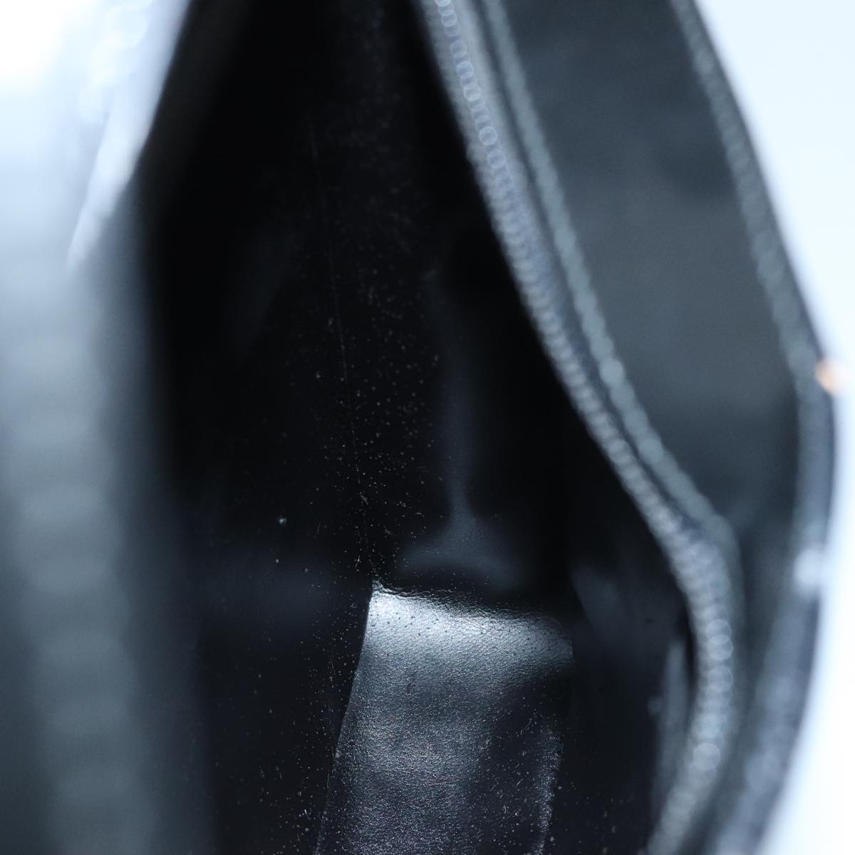 GUCCI Shoulder Bag Enamel Black 001 3032 fm4101