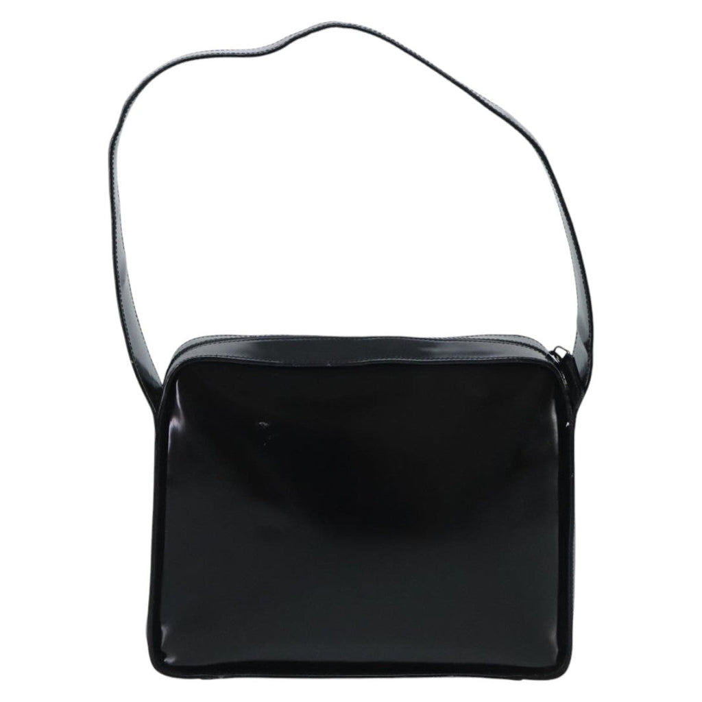 GUCCI Shoulder Bag Enamel Black 001 3032 fm4101