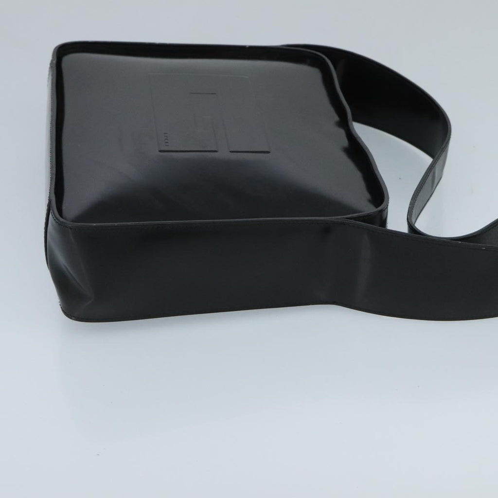 GUCCI Shoulder Bag Enamel Black 001 3032 fm4101